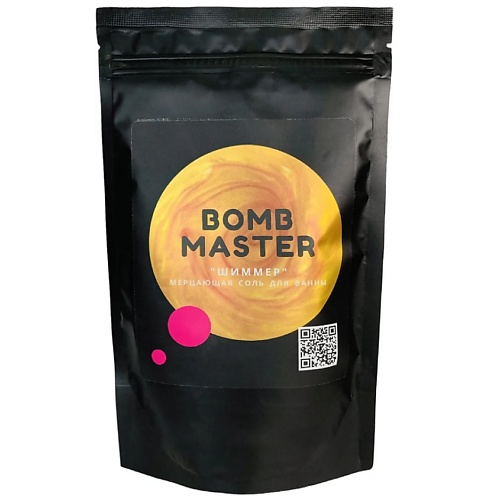 BOMB MASTER Шиммер - мерцающая соль для ван, оранжевый 1 bomb master шиммер мерцающая соль для ванн изумрудный 1