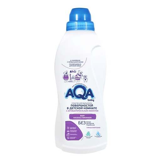 AQA BABY Средство для мытья всех поверхностей в детской комнате с антибактериальным эффектом