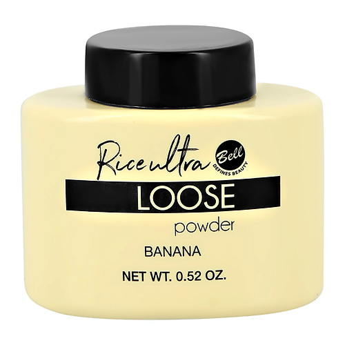 

BELL Пудра рассыпчатая для лица RICE ULTRA LOOSE POWDER рисовая, фиксирующая, Пудра рассыпчатая для лица RICE ULTRA LOOSE POWDER рисовая, фиксирующая