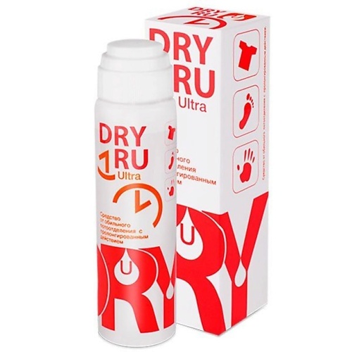 Дезодорант-ролик DRY RU Средство от обильного потоотделения с пролонгированным действием Ultra