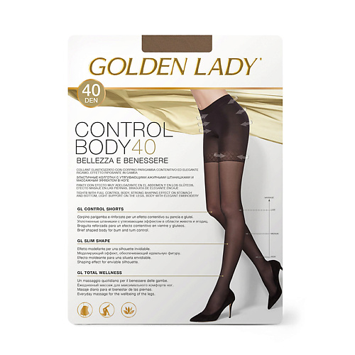 GOLDEN LADY Колготки женские 40 den Control Body Melon 5 golden lady носки mio укороченные 2 пары bianco 39 41