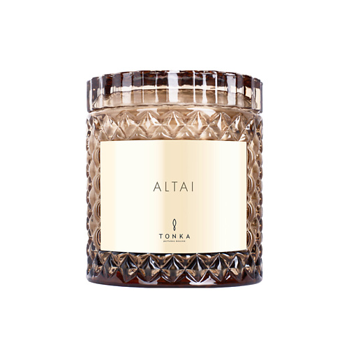 Свеча TONKA PERFUMES MOSCOW Ароматическая свеча «ALTAI» ароматическая свеча altai свеча 50г коричневый подсвечник