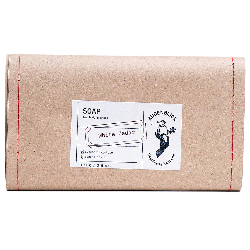 Парфюмированное твердое мыло для рук и тела White Cedar 100 МЛ