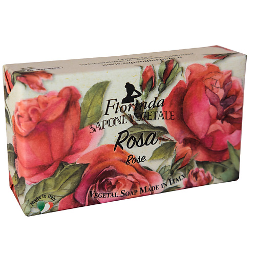 Мыло твердое FLORINDA Мыло Магия Цветов Rosa / Роза мыло florinda магия цветов роза 300 г