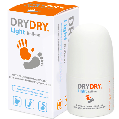 Дезодорант-ролик DRY DRY Дезодорант для тела Light дезодоранты breeze дезодорант роликовый для тела dry protection