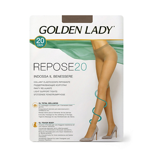 GOLDEN LADY Колготки женские 20 den Repose Daino 5 golden lady носки mio укороченные 2 пары bianco 39 41