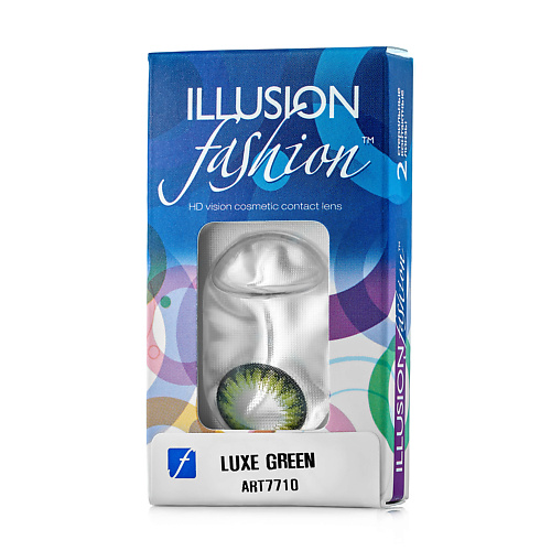 Купить ILLUSION Цветные контактные линзы fashion LUXE green