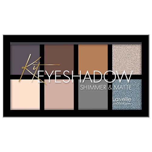 Палетка LAVELLE COLLECTION Тени для век «SHIMMER&MATTE» lavelle collection тени для век nude collection тон 02