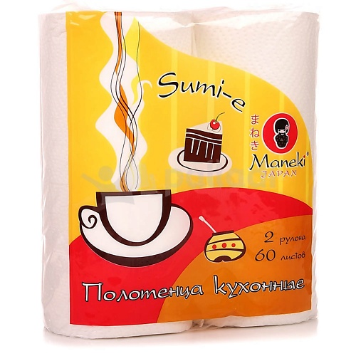 фото Maneki полотенца кухонные бумажные sumi-e