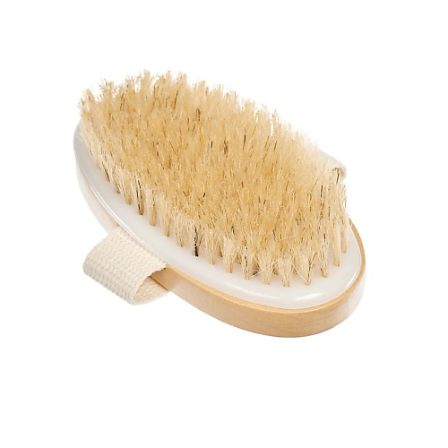 BRADEX Щётка для сухого массажа из чайного дерева с щетиной кабана с ремешком кисть для окрашивания волос узкая с тонкой щетиной