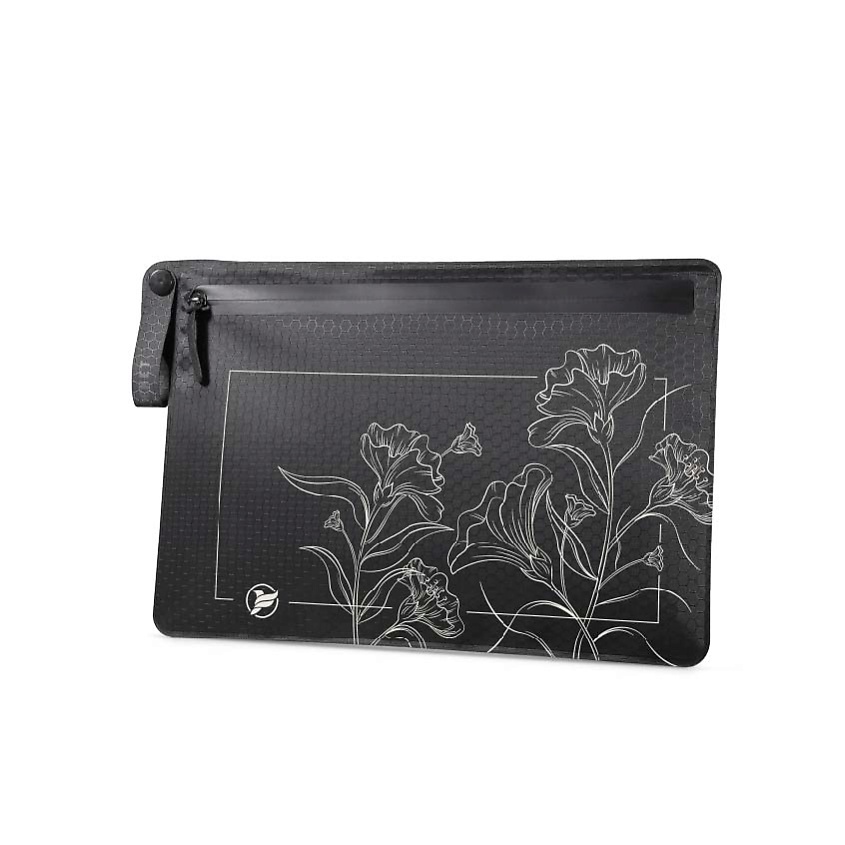 Изображение товара FLEXPOCKET Косметичка непромокаемая из нейлона с принтом на молнии, цвет: Комбинированный