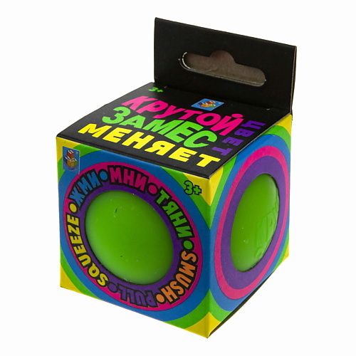 Интерактивная игрушка 1TOY Крутой замес антистресс Шар меняет цвет игрушка крутой замес шар 6 см меняет цв 1toy т20334