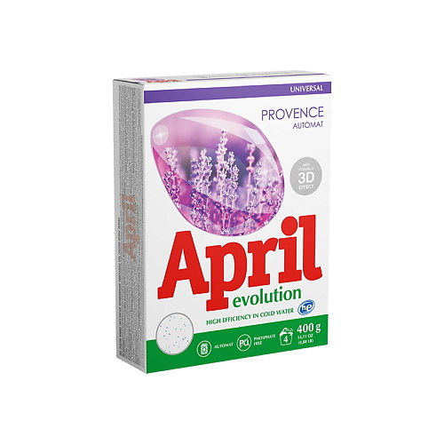 стиральный порошок april april evolution сolor 3000 Порошок для стирки APRIL EVOLUTION Универсальный Provenсe Стиральный порошок