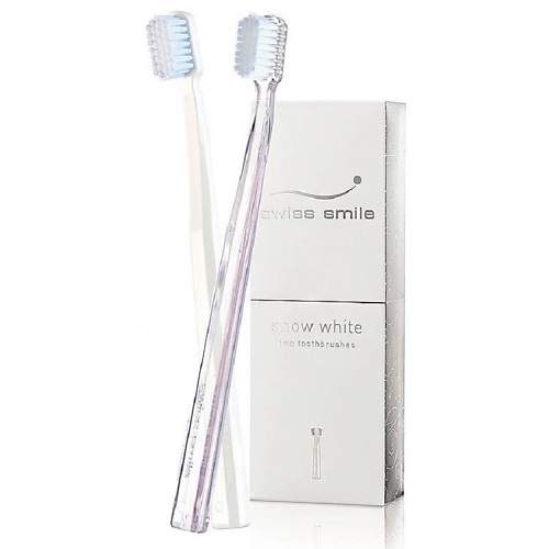 SWISS SMILE Набор  зубных щёток для взрослых Snow White curaprox набор зубных щеток ultrasoft duo power smile 2023