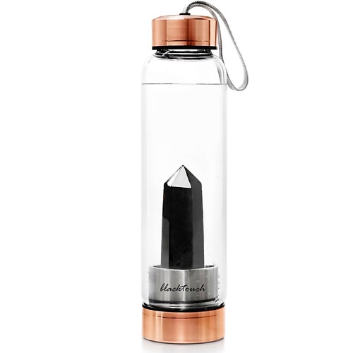 BLACKTOUCH Бутылка для воды с кристаллом Обсидиан ELIXIR
