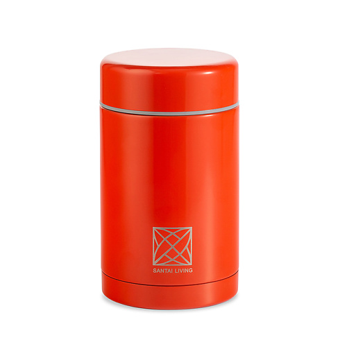 SANTAI LIVING Термос - контейнер для еды “Cube”, серебристый контейнер пищевой mehrzer bake