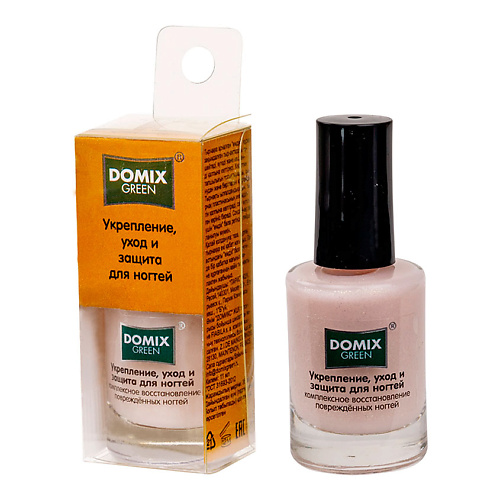 Укрепитель для ногтей DOMIX GREEN Укрепление, уход и защита для ногтей domix green 106582 многофункциональный ухаживающий комплекс для ногтей 11 мл