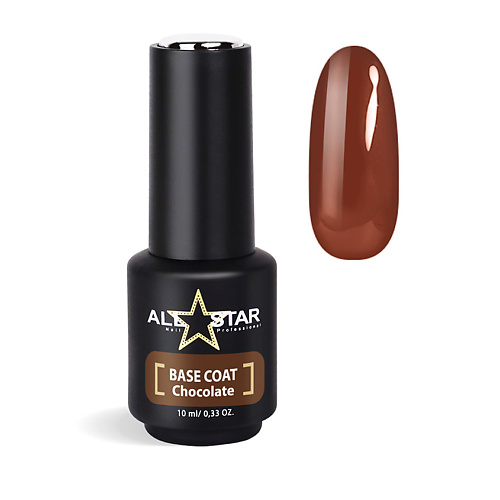 ALL STAR PROFESSIONAL Пластичная цветная база для ногтей BASE COAT 