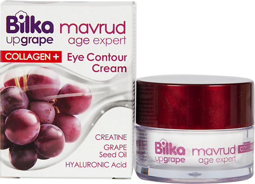 цена Крем для глаз BILKA Крем для кожи вокруг глаз Anti Age регенерирующий серии Mavrud Age Ехреrt COLLAGEN+