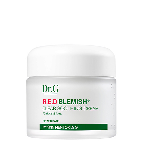 фото Dr.g крем успокаивающий для чувствительной кожи r.e.d blemish clear soothing cream