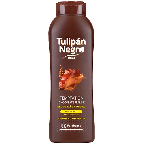 Tulipan Negro Увлажняющий крем-гель для душа и пена для ванны 2в1 Шоколадное пралине 720