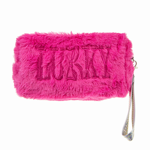 Косметичка LUKKY Косметичка плюшевая розовая набор lukky твоя стильная косметичка