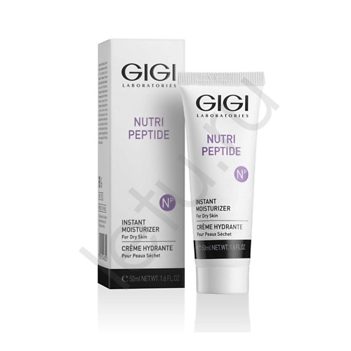 gigi крем nutri peptide мгновенное увлажнение 50 мл Крем для лица GIGI Пептидный крем мгновенное увлажнение для сухой кожи