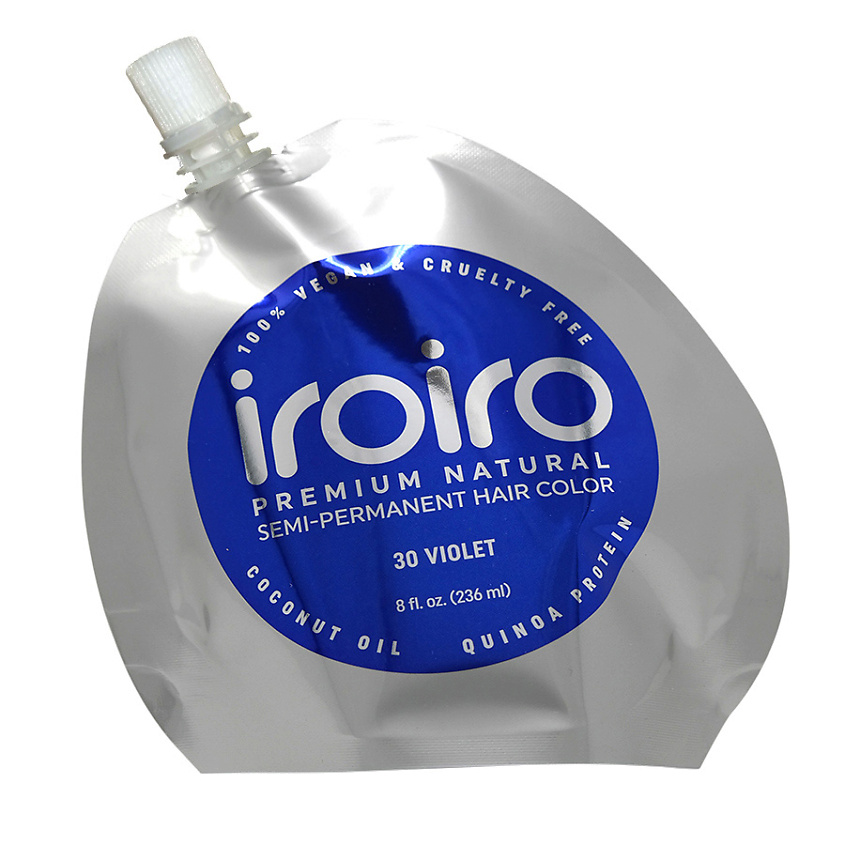 Краски для волос IROIRO Семи-перманентный краситель для волос 30 VIOLET ...