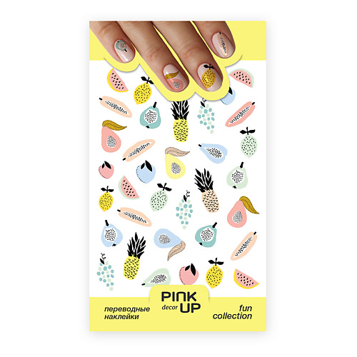

PINK UP Наклейки для ногтей FUN, Наклейки для ногтей FUN