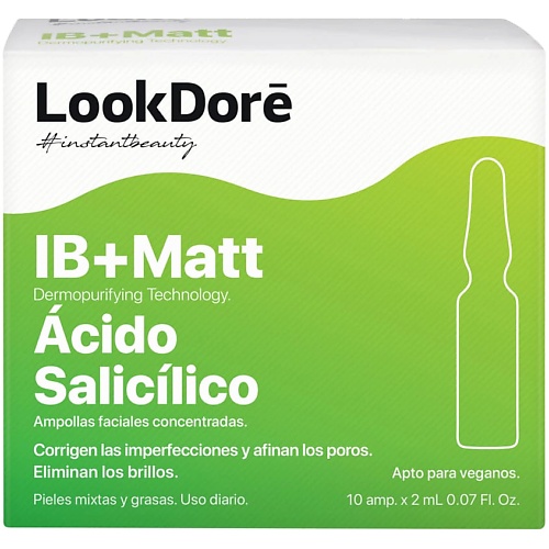 Уход за лицом LOOK DORE Сыворотка для проблемной кожи IB+MATT ANTI-IMPERFECTIONS SALICYLIC 20