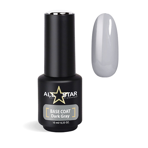Базовое покрытие для ногтей ALL STAR PROFESSIONAL Пластичная цветная база для ногтей BASE COAT Red