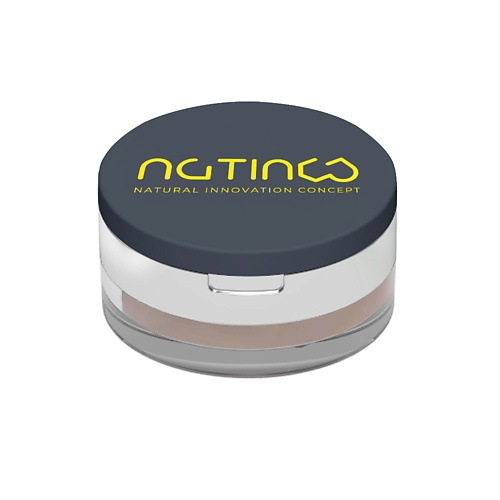 фото Natinco рассыпчатая минеральная пудра для лица натуральные оттенки