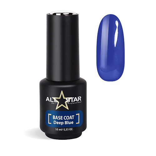 Базовое покрытие для ногтей ALL STAR PROFESSIONAL Пластичная цветная база для ногтей BASE COAT Red каучуковая база для ногтей all star base coat 18 мл
