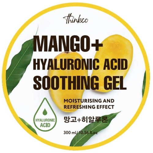 THINKCO Гель универсальный для лица и тела с экстрактом манго и гиалуроновой кислотой, MANGO
