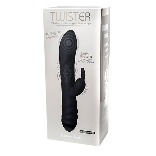 Секс-игрушки ADRIEN LASTIC Twister Вибратор-ротатор с клиторальным стимулятором