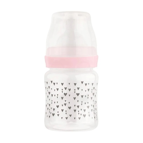 Купить LUBBY Бутылочка для кормления с соской молочной и широким горлышком, с рождения