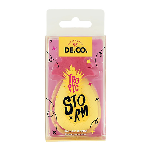 

DECO. Спонж для макияжа TROPIC STORM без латекса, Спонж для макияжа TROPIC STORM без латекса