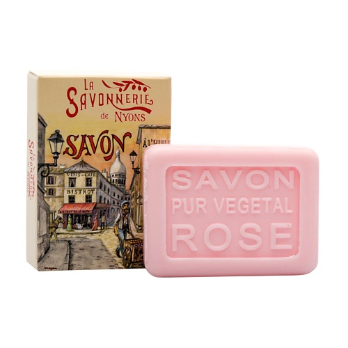 LA SAVONNERIE DE NYONS Гостевое мыло с розой Монмартр 25.0 la savonnerie de nyons жидкое мыло с розой 1000