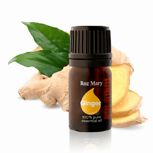Масло для тела ROZ MARY Эфирное масло Имбирь 100% натуральное масло для тела roz mary эфирное масло лайм 100% натуральное