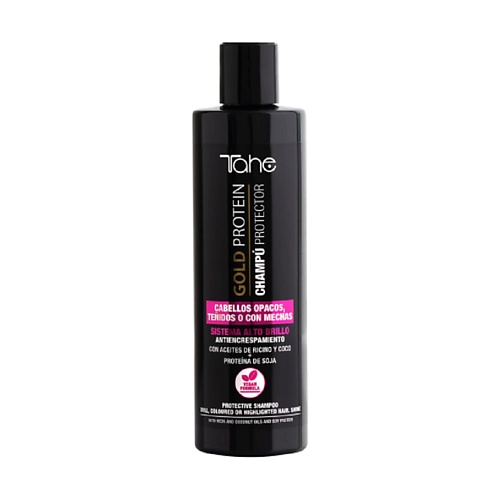 TAHE Шампунь для окрашенных и мелированных волос Gold Protein Shampoo Dull 300 tahe шампунь с кератином для поврежденных и окрашенных волос botanic benefit shampoo 800