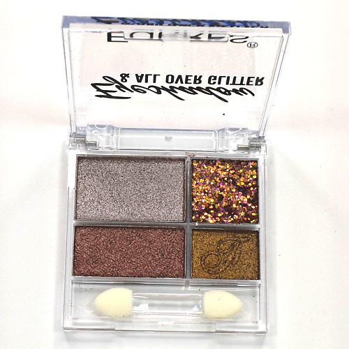 Палетка FARRES Палетка теней для век All Over Glitter палетка теней для век farres eye shadows little wild 28 гр