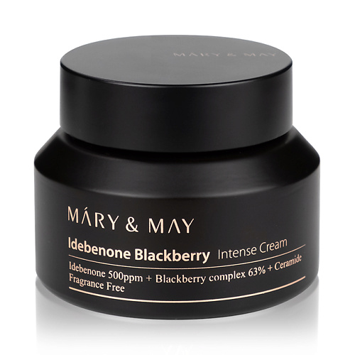 MARY&MAY Крем для лица омолаживающий Idebenone Blackberry Intense Cream 70