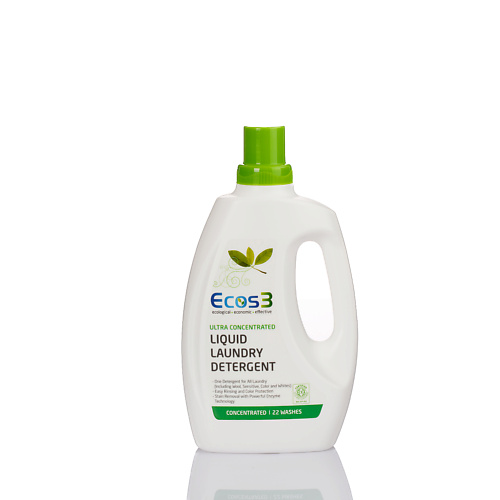 Гель для стирки ECOS3 Органическое жидкое средство для стирки белья бытовая химия ecos3 органическое жидкое средство для стирки белья 750 мл