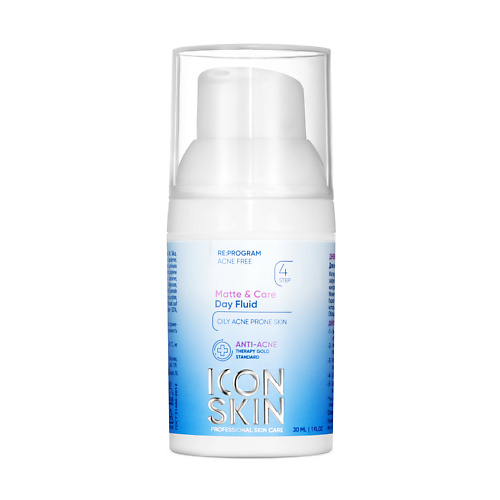 Крем для лица ICON SKIN Дневной флюид MATTE & CARE icon skin крем флюид для лица matte
