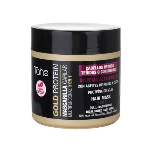 TAHE Маска для окрашенных волос Gold Protein 400 tahe маска для защиты и сохранения а волос lumiere express colour 300