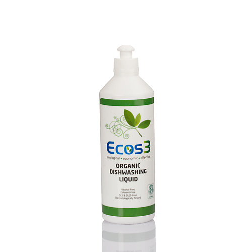 Жидкость для мытья посуды ECOS3 Органическая жидкость мытья посуды
