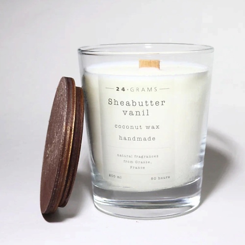 фото 24.grams ароматическая свеча с ароматом масло ши и ваниль