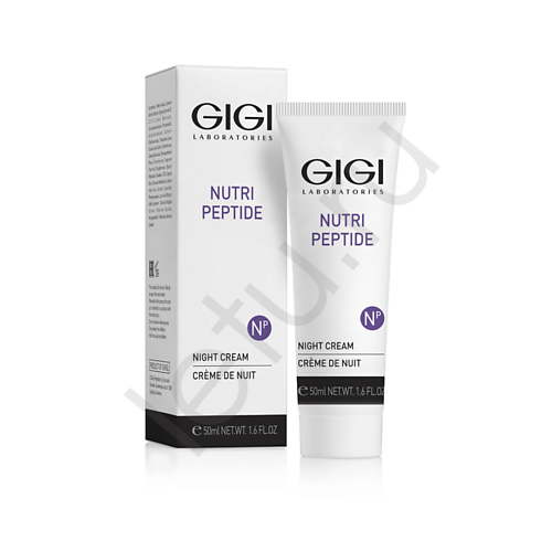 ночной крем для лица gigi nutri peptide 10% lactic cream 50 мл Крем для лица GIGI Пептидный ночной крем Nutri-Peptide