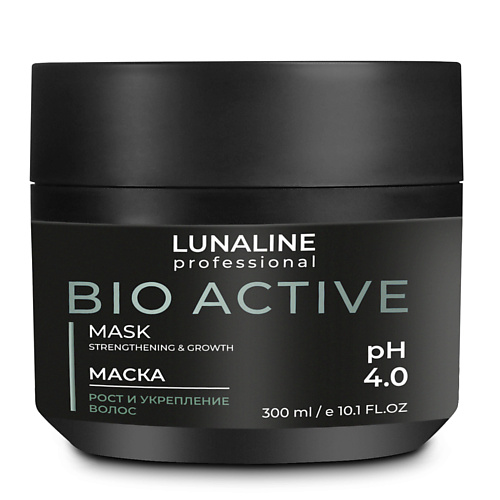 Маска для волос LUNALINE Питательная маска для роста и укрепления волос с активными био-компонентами питательная маска для волос tahe nutritium 300 мл