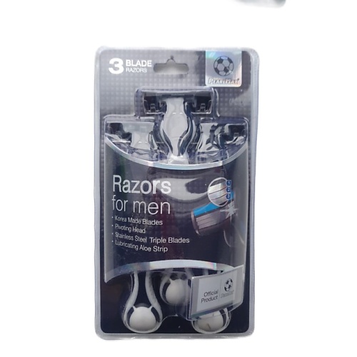 PEARLMAX Мужская одноразовая бритва football 3 лезвия 3.0 pearlmax мужская бритва со сменными кассетами lets shave 1